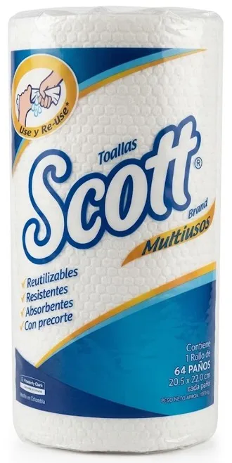 Toalla Rollo Multiuso Scott Ref4614