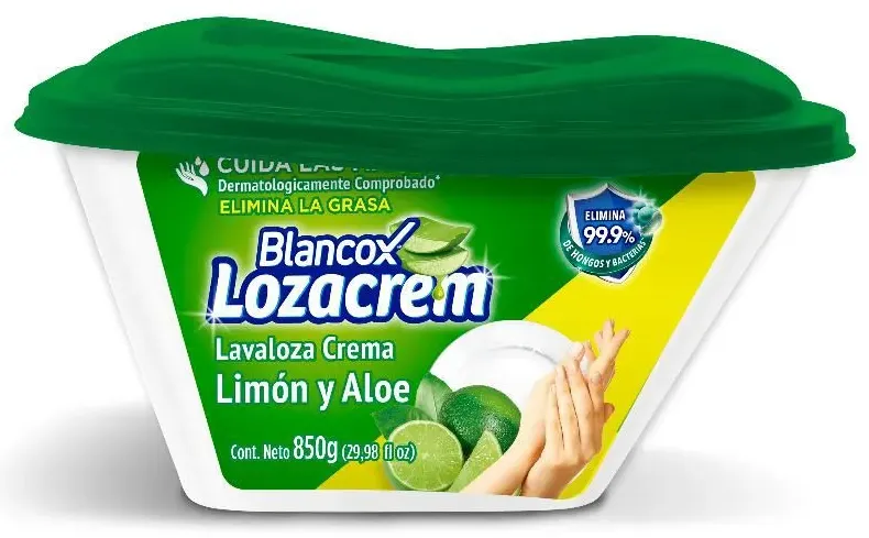 CREMA LAVAPLATOS LOZACREM *850g