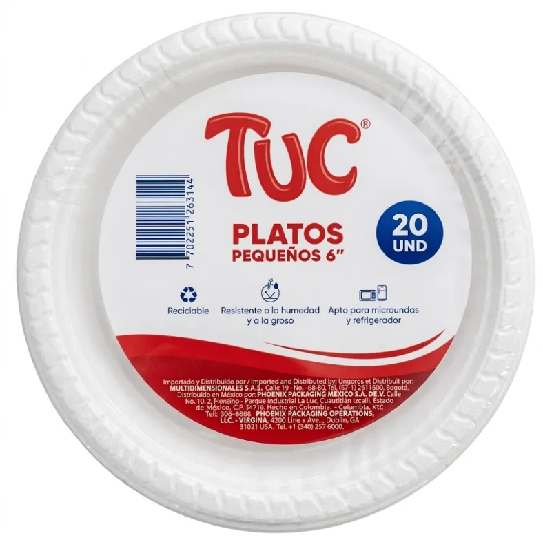 PLATO DESECHABLE PEQUEÑO