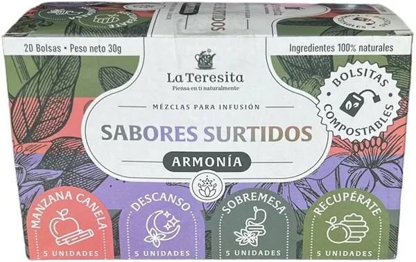 INFUSIONES TERESITA SURTIDAS * 20 SOBRES