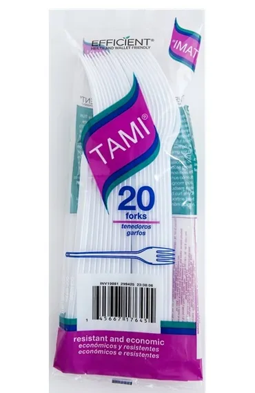 TENEDOR PLASTICO PEQUEÑO
