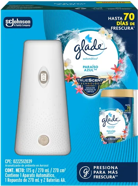 AMBIENTADOR GLADE AUTOMATICO FULL UNIDAD *175 GR