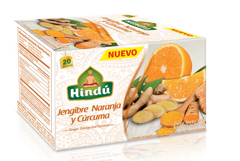 AROMATICA HINDU DE JENGIBRE Y NARANJA