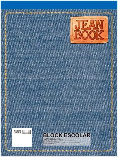 BLOCK ESC JEAN BOOK 70 CUAD.CARTA