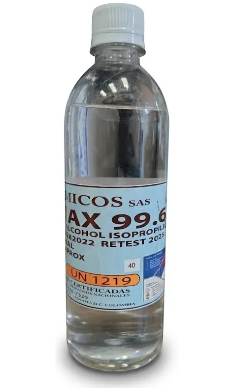 ALCOHOL ANTISEPTICO ISOPROPILICO *500ml